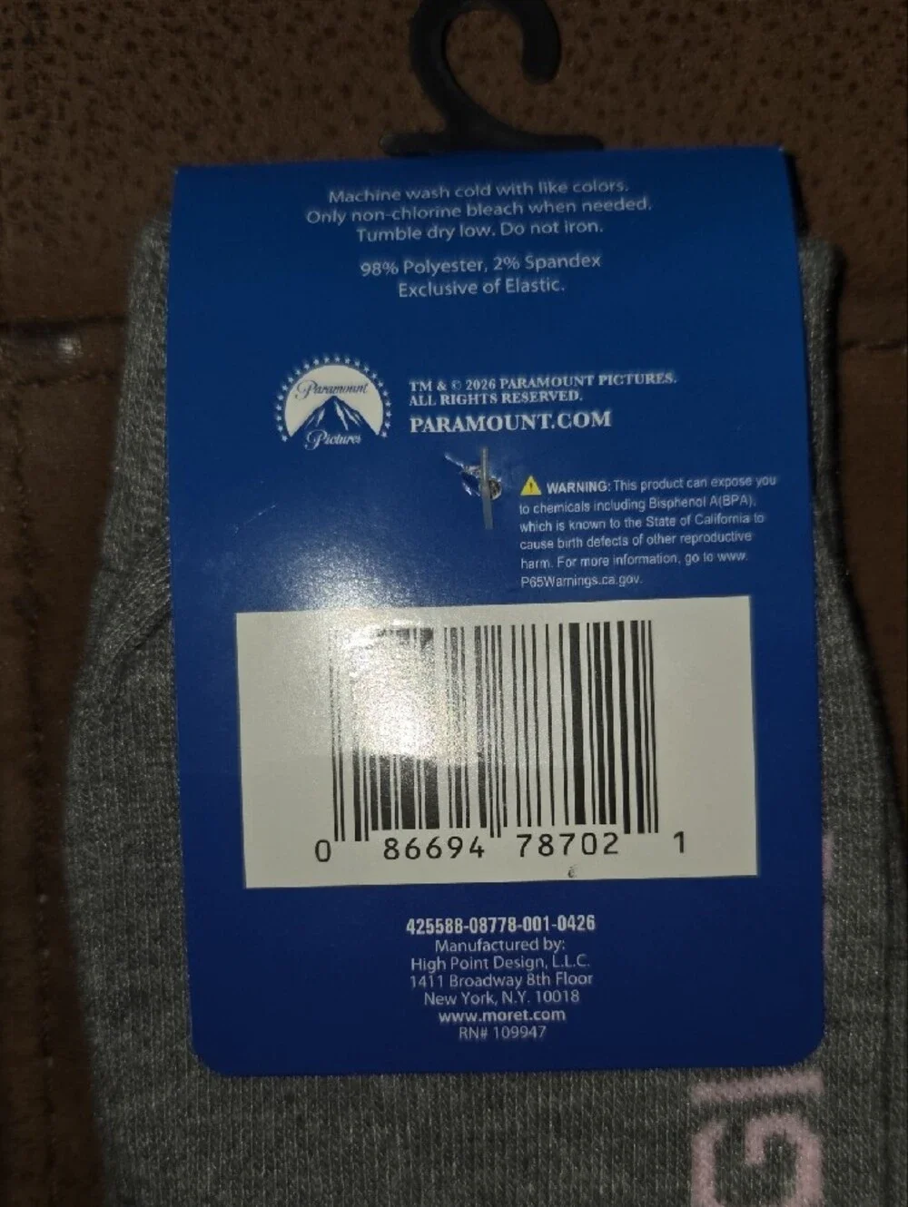 Mean Girls Grey Graphic Crew Socks